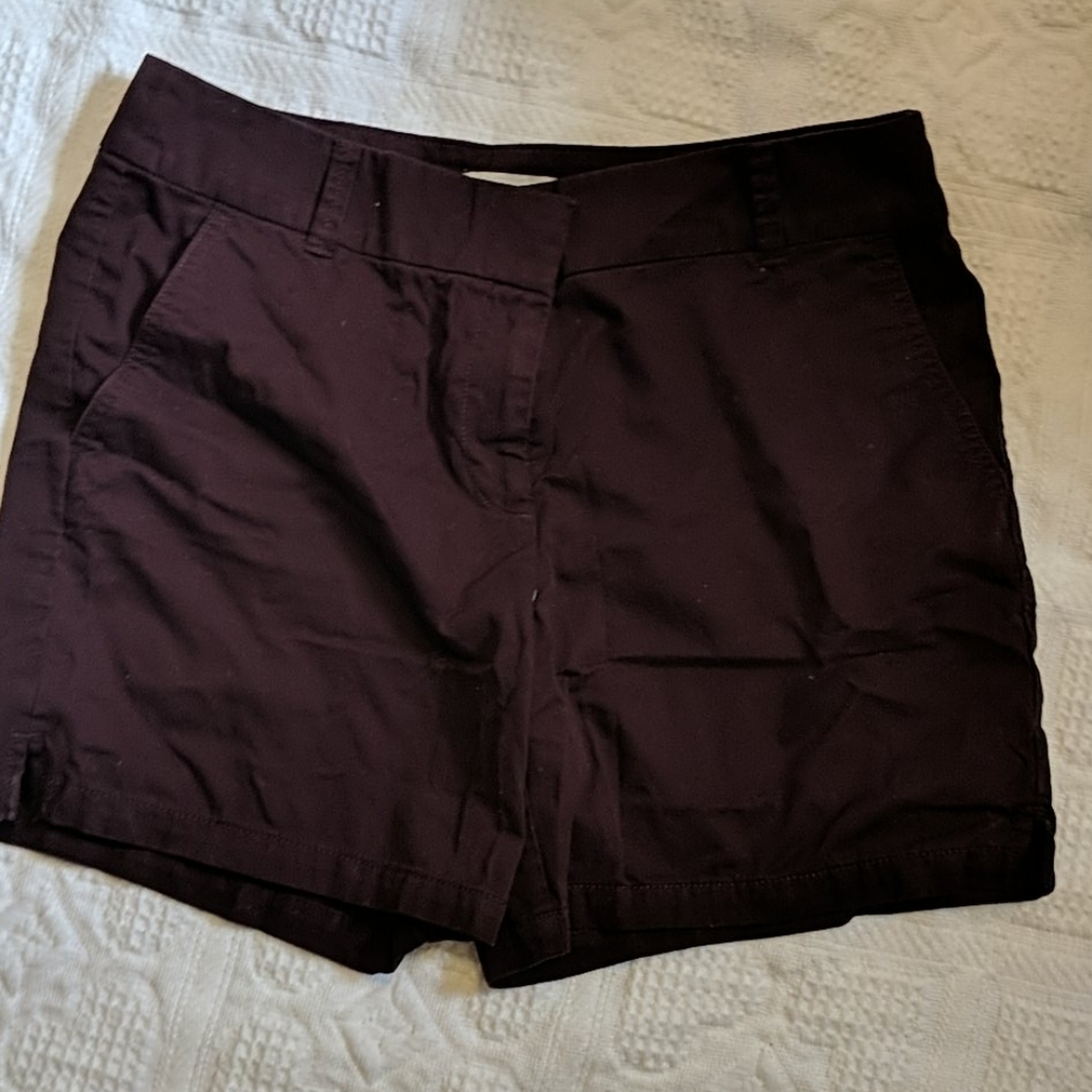 LOFT maroon shorts